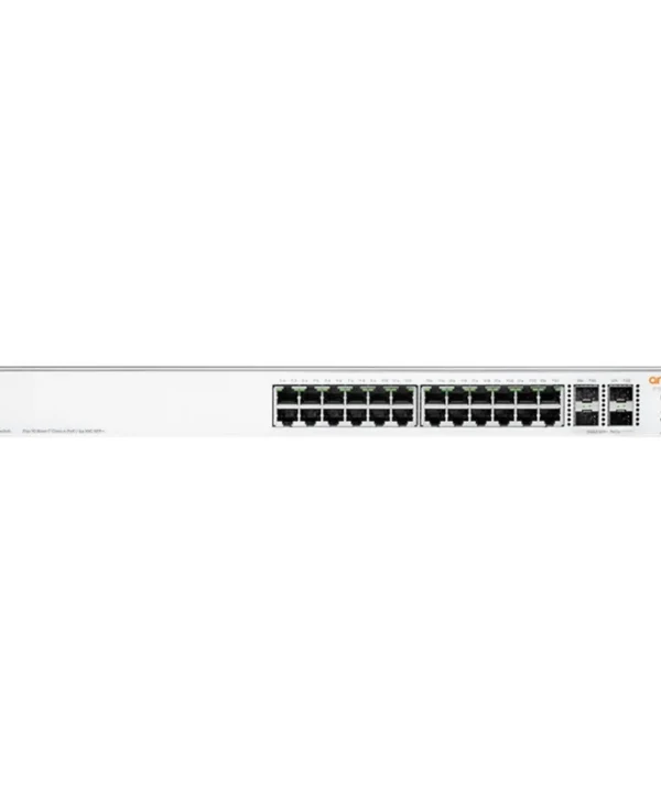 HPE Aruba Instant On 1930 Gigabit Managed Smart Switch PoE+ 24x10/​100/​1000 4x10GB SFP+, 195W PoE+ Rack Mountable JL683B