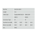 Digitus Optical Fibre Duplex ST–ST OM3 50/125 LSZH 3m DK-2511-03/3