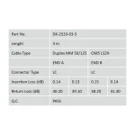 Digitus Fiber Optic Multimode Patch Cord LC/LC Duplex OM5 3m Spring Green DK-2533-03-5 - Image 6