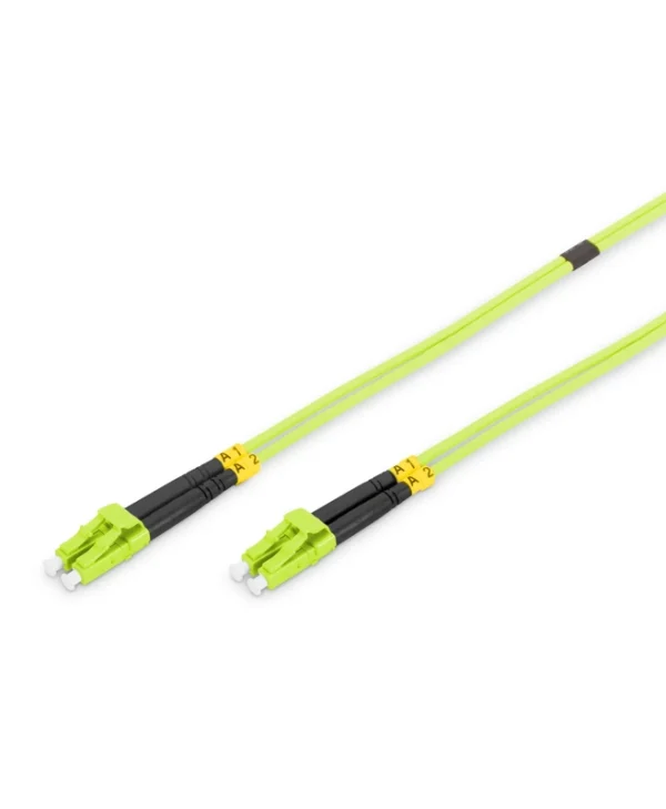 Digitus Fiber Optic Multimode Patch Cord LC/LC Duplex OM5 5m Lime Green DK-2533-05-5