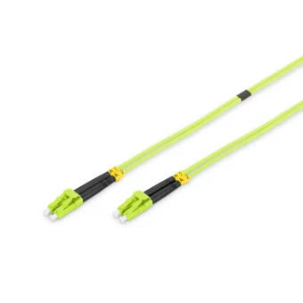 Digitus Fiber Optic Multimode Patch Cord LC/LC Duplex OM5 10m Spring Green DK-2533-10-5