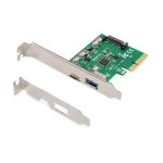 Digitus PCIe x4 Κάρτα Επέκτασης 1x USB‑C + 1x USB‑A with Low Profile Bracket DS-30225 - Image 2