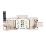 Digitus Keystone Jack RJ45 CAT 8.1 STP Tool‑Free Shielded Silver DN-93816 - Image 8