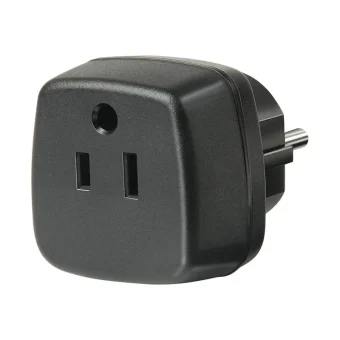 Brennenstuhl Τravel Power Cconnector Adapter Type B (USA/Japanα) to Schuko (Type E/F) Black 1508520