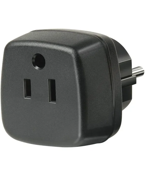 Brennenstuhl Τravel Power Cconnector Adapter Type B (USA/Japanα) to Schuko (Type E/F) Black 1508520