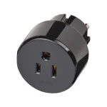 Brennenstuhl Τravel Power Cconnector Adapter Type B (USA/Japanα) to Schuko (Type E/F) Black 1508520 - Image 3