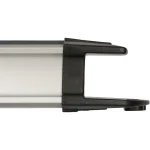 Brennenstuhl Premium-Alu-Line Duo Πολύπριζο 8 θέσεων με 2 διακόπτες, καλώδιο 3m, Μαύρο/Ασημί (H05VV-F 3G1.5, 1391000908) - Image 2