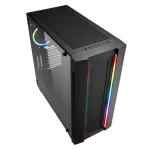 Sharkoon Elite Shark CA200M RGB Midi Tower Tempered Glass Black 4044951027156 - Image 4