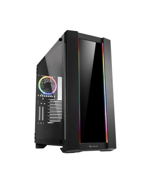 Sharkoon Elite Shark CA200G RGB Midi Tower Tempered Glass Black 4044951027163