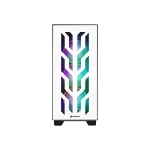 Sharkoon Elite Shark CA300H RGB Midi Tower Tempered Glass White 4044951030415