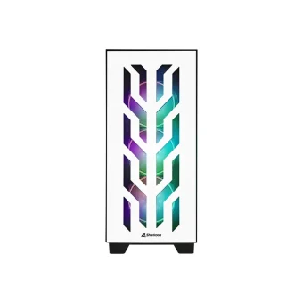 Sharkoon Elite Shark CA300H RGB Midi Tower Tempered Glass White 4044951030415