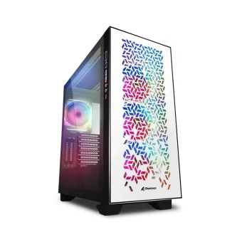 Sharkoon Elite Shark CA300H RGB Midi Tower Tempered Glass White 4044951030422