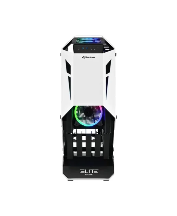 Sharkoon Elite Shark CA700 RGB Full Tower Tempered Glass White 4044951032112