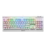 Sharkoon Skiller SGK3 RGB Wired Mechanical Gaming Keyboard Kailh Blue switches White US Layout 4044951032174