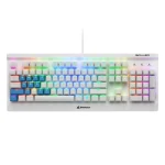 Sharkoon Skiller SGK3 RGB Wired Mechanical Gaming Keyboard Kailh Blue switches White US Layout 4044951032174 - Image 5