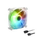Sharkoon Shark Disc PWM RGB 120mm Case Fan 3‑Pin/4‑Pin Transparent 4044951034314