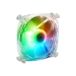 Sharkoon Shark Disc PWM RGB 120mm Case Fan 3‑Pin/4‑Pin Transparent 4044951034314 - Image 3