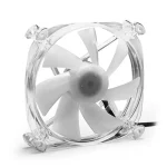 Sharkoon Shark Disc PWM RGB 120mm Case Fan 3‑Pin/4‑Pin Transparent 4044951034314 - Image 7