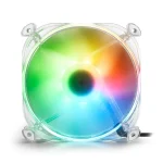 Sharkoon Shark Disc PWM RGB 120mm Case Fan 3‑Pin/4‑Pin Transparent 4044951034314 - Image 8