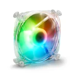 Sharkoon Shark Disc PWM RGB 120mm Case Fan 3‑Pin/4‑Pin Transparent 4044951034314 - Image 9