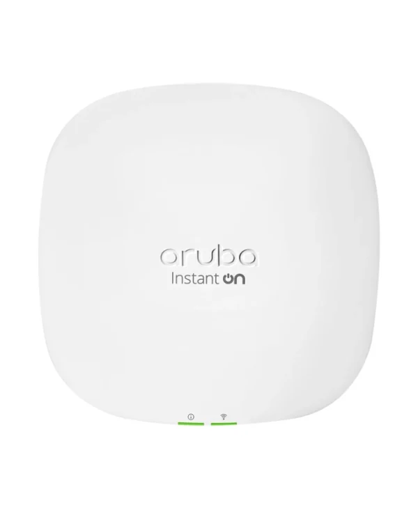 HPE Aruba Instant On AP25 Indoor Access Point Wi‑Fi 6 PoE+ with Power Supply 12V/18W White R9B33A