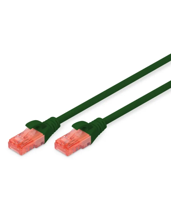 Digitus Network Cable U/UTP Cat6 Snagless 0.5m Green DK-1617-005/G