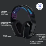 Logitech G535 Lightspeed WIreless Headset Black 981-000972 - Image 11