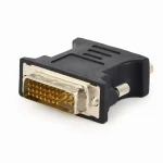 Gembird Cablexpert Adapter  DVI‑I/DVI‑A Male to HD15 VGA Female Black A-DVI-VGA-BK