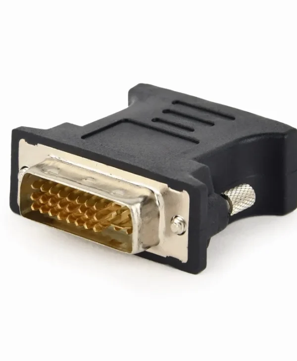 Gembird Cablexpert Adapter  DVI‑I/DVI‑A Male to HD15 VGA Female Black A-DVI-VGA-BK