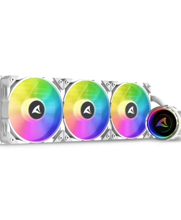 Sharkoon S90 360 ΑRGB CPU Liquid Cooler White 4044951038619