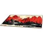 Sharkoon Skiller SGP30 XXL D3 Gaming Mousepad 900x400mm Traditional Red Black Japanese Ink 4044951039494 - Image 3