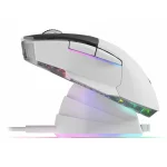 Sharkoon Skiller SGM50W RGB Wired and Wireless Gaming Mouse with Charging Station White 4044951040247 - Image 4