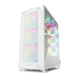 Sharkoon REV300 RGB Full Tower Tempered Glass White 4044951039593