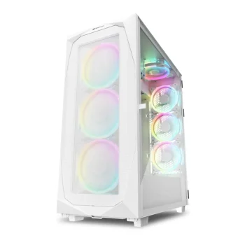 Sharkoon REV300 RGB Full Tower Tempered Glass White 4044951039593