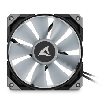 Sharkoon Rebel F50 PWM ARGB 120mm Case Fan 4‑Pin Black 4044951040155
