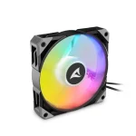 Sharkoon Rebel F50 PWM ARGB 120mm Case Fan 4‑Pin Black 4044951040155 - Image 2