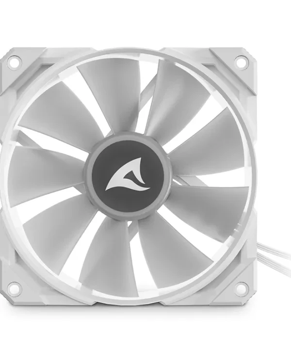 Sharkoon Rebel F50 PWM ARGB 120mm Case Fan 4‑Pin White 4044951040162