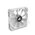 Sharkoon Rebel F50 PWM ARGB 120mm Case Fan 4‑Pin White 4044951040162 - Image 2