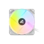 Sharkoon Rebel F50 PWM ARGB 120mm Case Fan 4‑Pin White 4044951040162 - Image 3