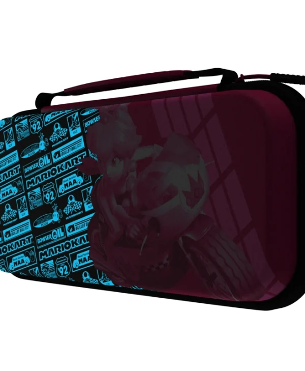 PDP Travel Case Plus for Nintendo Switch Grand Prix Peach Mario Kart 500-224-GPPH