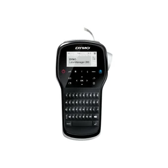 Dymo LabelManager 280 Label Printer D1 6/9/12mm AZERTY Keyboard Black S0968950
