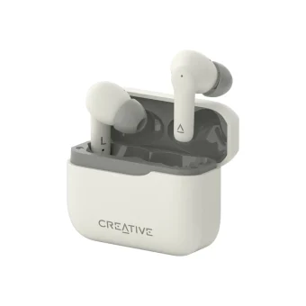 Creative Zen Air Plus Wireless Earbuds TWS,  Hybrid ANC Cream 51EF1100AA000