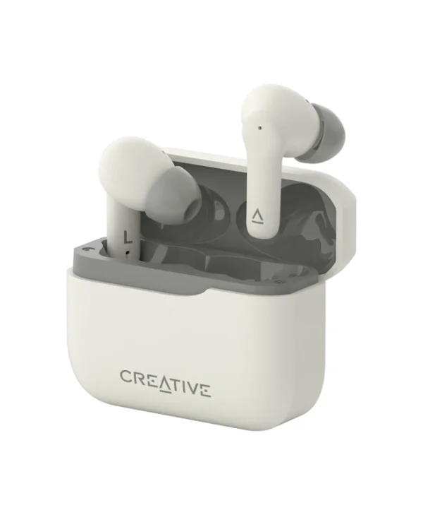 Creative Zen Air Plus Wireless Earbuds TWS,  Hybrid ANC Cream 51EF1100AA000