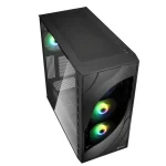 Sharkoon Rebel C80G RGB Midi Tower Tempered Glass Black 4044951041152 - Image 3
