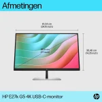 HP E27k G5 USB-C 4K Monitor 6N4C4AA - Image 8