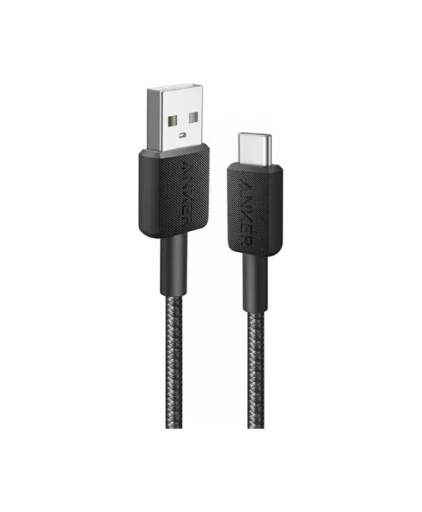 Anker 322 USB Cable Braided USB-A Male to USB-C Male 15W 1.8m Black A81H6G11