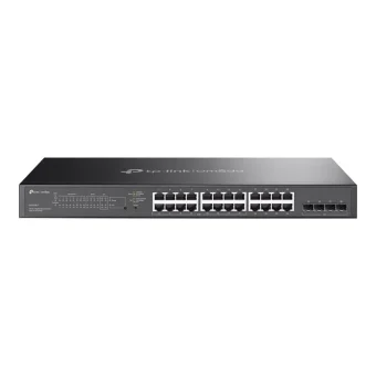 TP-Link Omada 28-Port Gigabit Smart Switch with 16-Port PoE+ Rack Mountable SG2428LP