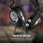 Corsair HS35 V2 Wireless Gaming Headphones Virtual 7.1 Carbon Black CA-9011386-EU - Image 6