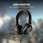 Corsair HS35 V2 Wireless Gaming Headphones Virtual 7.1 Carbon Black CA-9011386-EU - Image 7