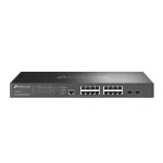 TP-Link Omada 16-Port 2.5G and 2-Port 10GE SFP+ L2+ Managed Switch with 8-Port PoE+ Rack Mountable SG3218XP-M2